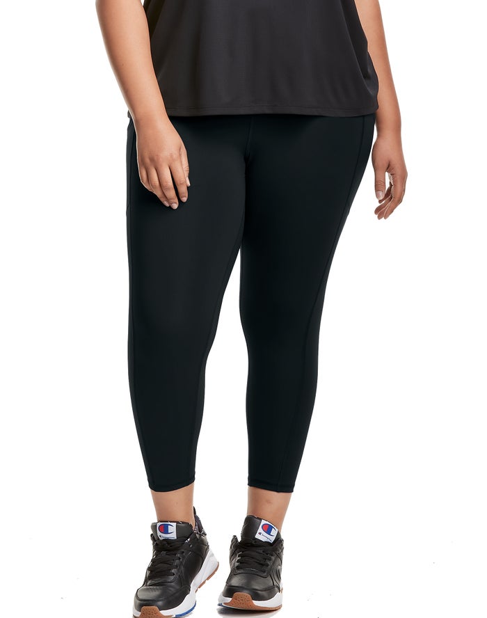 Leggings Champion Mujer - Plus Absolute 3/4 Pocket ( Negras ) 8970135-HG